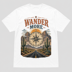Western Roadtrip Vintage Graphic T-Shirt Desert Unisex Tee01