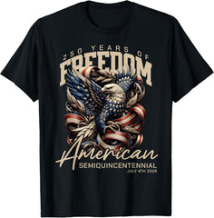 America 250th Celebration 250 Years America Eagle Unisex T-Shirt