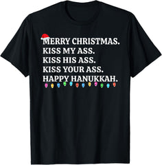 Merry Christmas Funny Xmas Men & Women Unisex T-Shirt