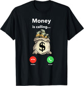 Money Call Gangster Entrepreneur Christmas Hip Hop Gift T-Shirt