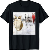 Meowl SYBAU Meme Funny Cat-Owl Brainrot Silly Cursed Cat T-Shirt
