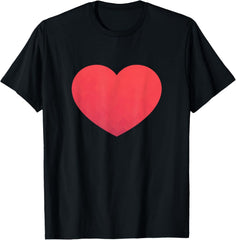 Heart Valentines Day Shirt - Graphic Novelty Love Heart T-Shirt