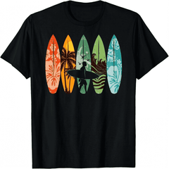 Surfboarder Hawaii Wave Surfing Surfboard Lover Beach Surfer T-Shirt