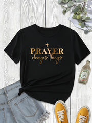 Black Casual T-shirt