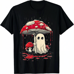 Halloween Shirt Ghost Mushroom Spooky T-Shirt
