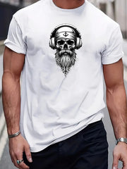 2026 Summer Men'S T-Shirt, Men'S Sports T-Shirt, Micro-Stretch Knit Fabric, Printed T-Shirt Retro Print Graphic Streetwear