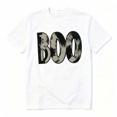 Women's Boo sequin patch Halloween T-shirt Halloween party outfits, Halloween gifts For Family And Friend