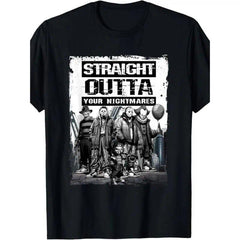" Men'S Vintage Horror Halloween T-Shirt - 100% Cotton