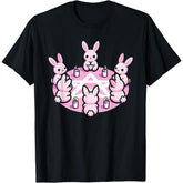 Bunny Rabbit Pentacle Goth Dark T-Shirt
