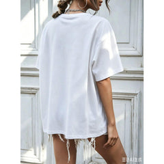 Women's Fun "I'm So Tired, My Whole Body Aches" Fitness T-Shirt - Loose-Fitting , A Humorous Outfit Suitable For All Seasons.