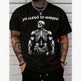 Funny Mexican Spanish T-Shirt - Calacas Chidas Sarcastic Saying Graphic Tee, Unisex Gym & Casual Casual Top