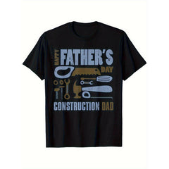 Vintage Construction Worker Dad T-Shirt