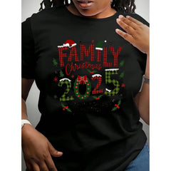 Family Christmas Theme Graphic T-Shirt