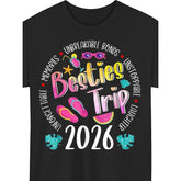 Best Friends Trip 2026 Matching Group Vacation T-Shirt Souvenir Girls Trip Crew Squad Summer Holiday Tee Unisex Casual Top Soft Cotton Crew Neck