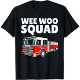 Funny Firefighter Art Fire Truck Fireman T-Shirt