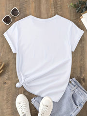 Women’s Be The Sunshine In Someone's Life Today Graphic T-Shirt, Crew Neck Short Sleeve Casual Positive Tee