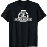 Disc Golf Search and Rescue Funny T-Shirt
