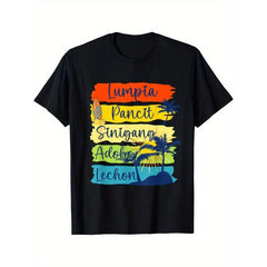 Lumpia Pancit Sinigang Adobo Lechon Print T-shirt