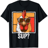 Chicken Sunglasses Funny T-Shirt