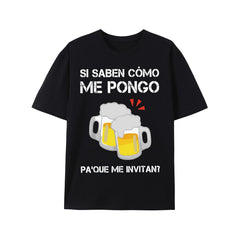Humorous "Beer Me" Spanish Quote T-Shirt