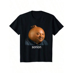 Oversize Funny Sonion Brainrot Meme GenZ T-Shirt