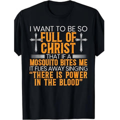 Servant of God Christian Faith Graphic T-Shirt Funny Religious Believer Tee