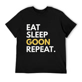 Funny Meme Eat Sleep Goon Repeat T-Shirt