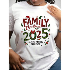 Family Christmas Theme Graphic T-Shirt