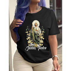 Floral Halo Design Faith-Inspired Graphic Tee