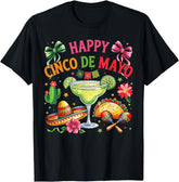 Happy Cinco de Mayo Mexican Party Men Women T-Shirt , Unisex Tee