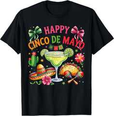 Happy Cinco de Mayo Mexican Party Men Women T-Shirt , Unisex Tee