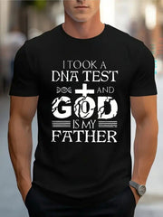 I Took A DNA Test God Is My Father T-Shirt Christian Faith Funny Graphic
