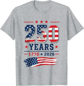 4th of July America US Flag Patriotic 250th Anniversary USA Unisex T-Shirt