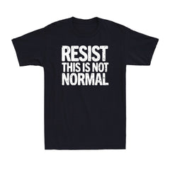 Men's "This Is Not Normal" Bold Attitude Graphic T-Shirt Men's Edgy Individuality Statement Casual Tee