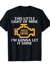 Vintage Car Enthusiast T-Shirt - Funny Mechanic Gift with This Little Lig