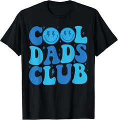 Cool Dads Club Retro Groovy Dad Father's Day Graphic Unisex Tee