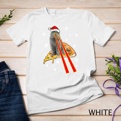Cat With Laser Eyes Christmas Tee Unisex T-shirt
