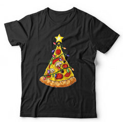 Funny Christmas Pizza T Shirt Xmas Pizza Lover