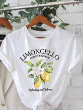Limoncello Funny Lemon Liquor Refreshing Vintage Drink Gift Unisex Tee