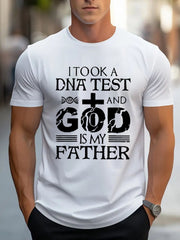 I Took A DNA Test God Is My Father T-Shirt Christian Faith Funny Graphic