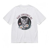 Comfy Classic T-Shirt Cat lover graphic tee