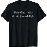 Men's "I'm A Delight" Vintage Retro Graphic T-Shirt Men's Funny Self-Confidence Statement Casual Tee