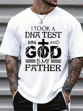 I Took A DNA Test God Is My Father T-Shirt Christian Faith Funny Graphic