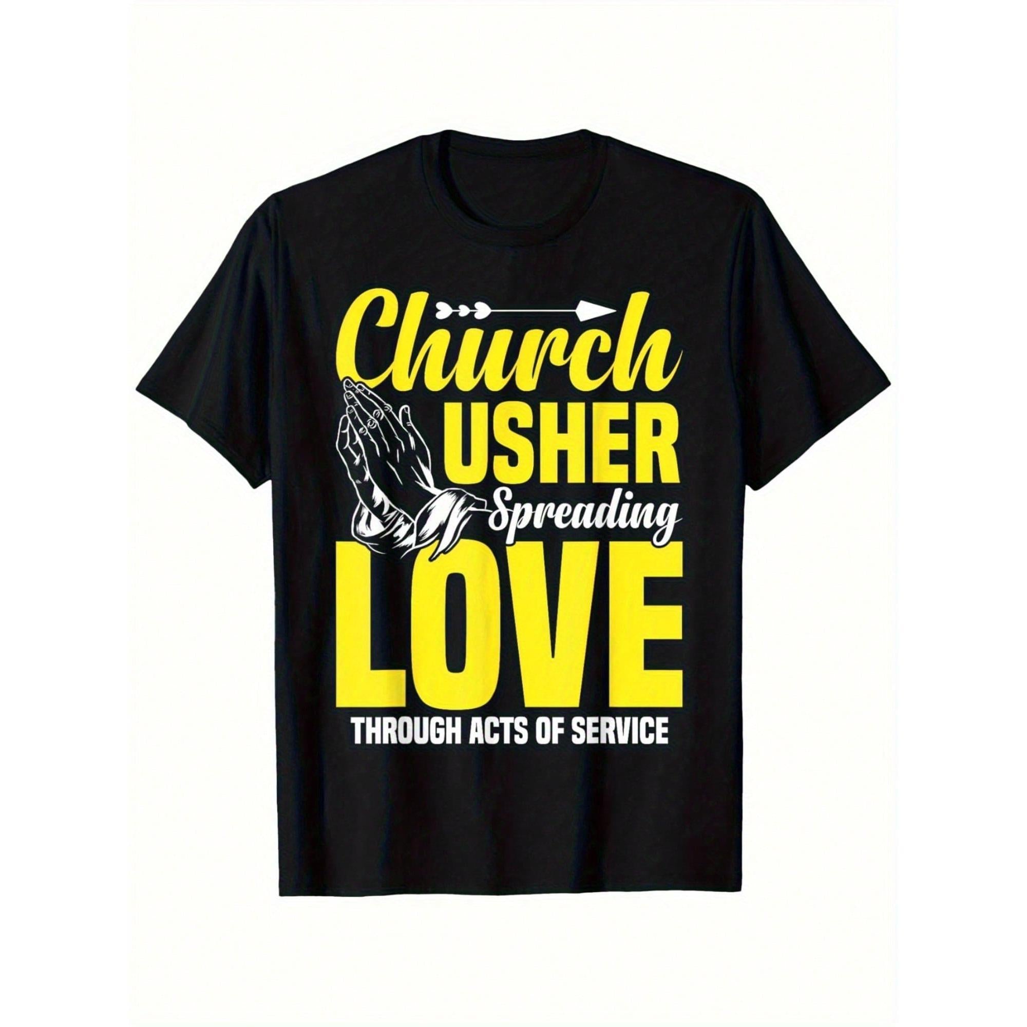Church Usher Spreading Love Through Acts Of Service T-Shirt