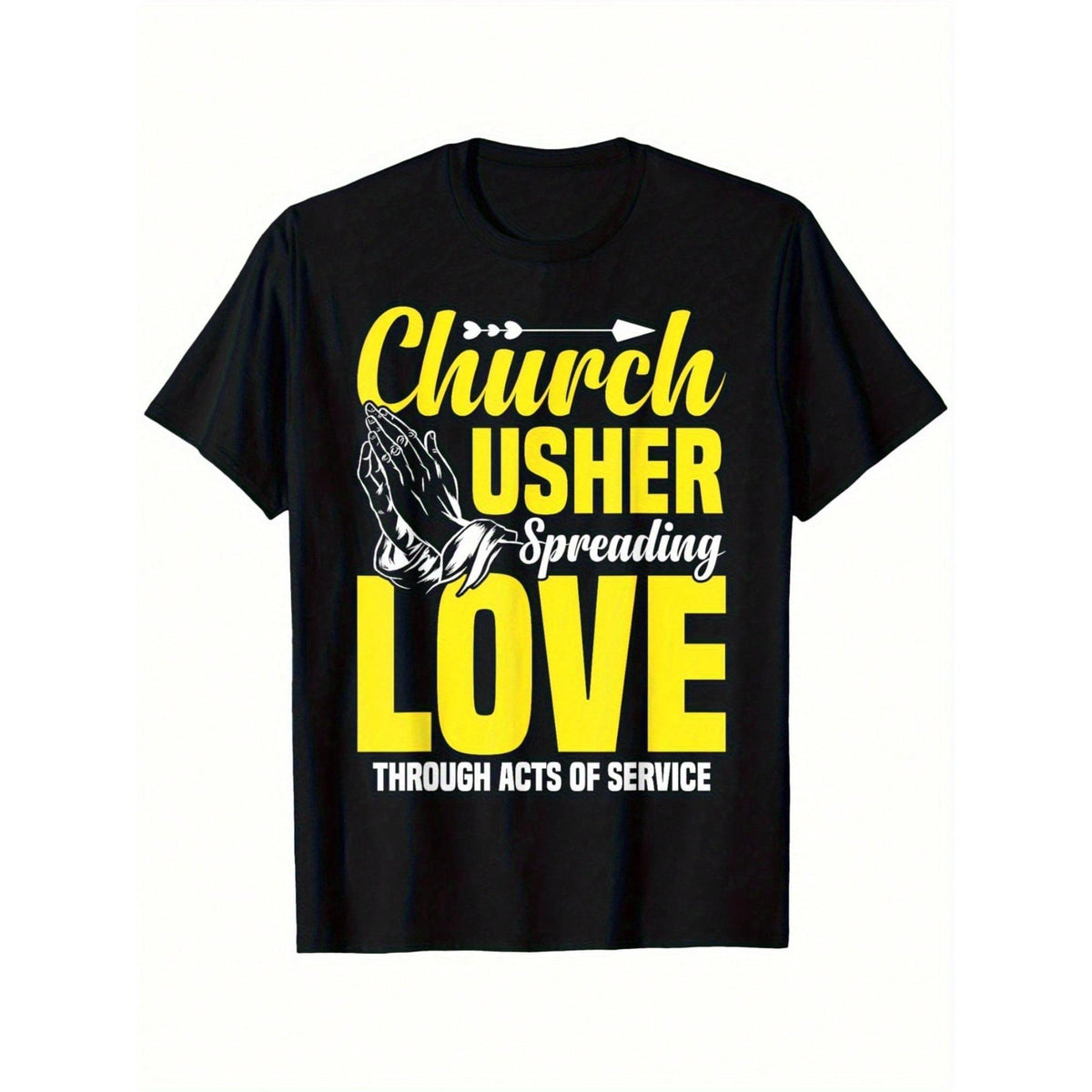 Church Usher Spreading Love Through Acts Of Service T-Shirt