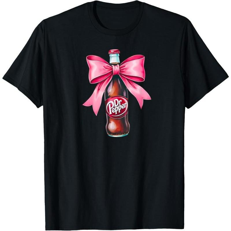 Soda Lover Bow Coquette Trendy Aesthetic T-Shirt