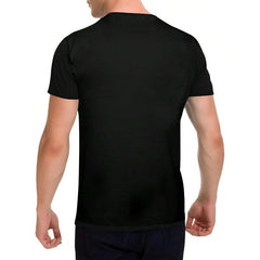 I Know How Many Licks It Takes Letters And Cartoon Owl Printed T-Shirt, Men's Short-Sleeve Casual Outdoor Sports, Daily Wear, Holiday Gift