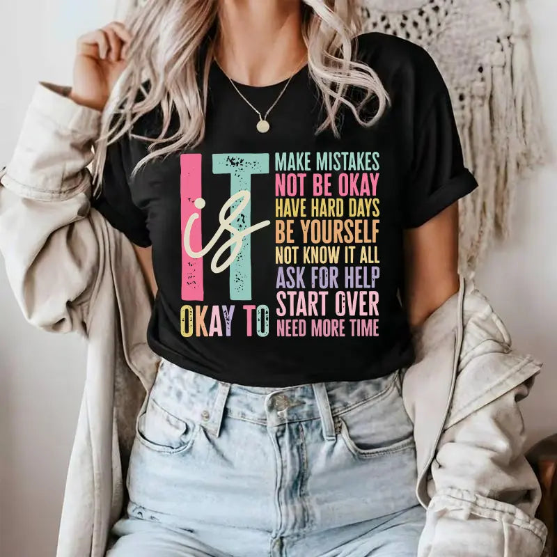 It's Okay To Make Mistakes Comfort Color Shirt, Special Education Teacher Shirts, Back To School