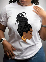 By God Spoiled By My Husband Letter Women Short Sleeve T-Shirt