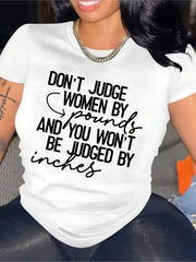 Graphic T-Shirt for Women, Casual Short-Sleeve Round-Neck Top, Spring And Summer Apparel for Women